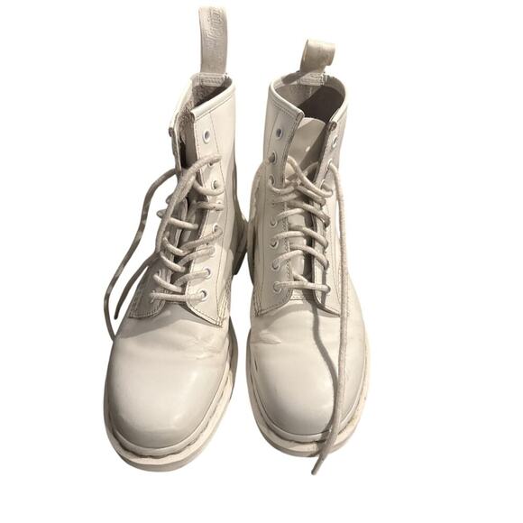 Dr. Martens 14357 Boots Men’s 8 Women’s 9 EU 41 White Smooth Leather Eye Lace UK main image 8